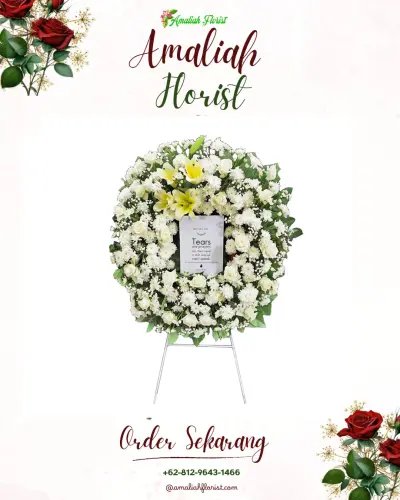 Krans Bunga Duka Cita di Sumurwelut