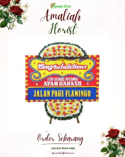 Bunga Papan Congratulation di Sumurwelut